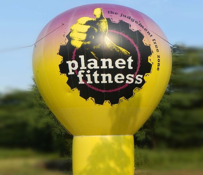 Planet Fitness Cold Air Balloon