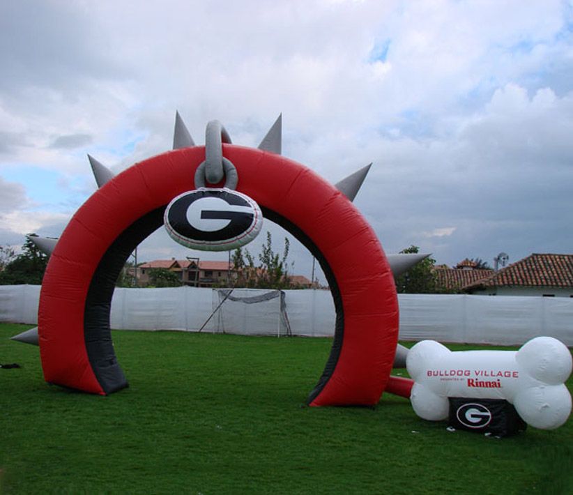 Bulldog Village Inflatable Arch