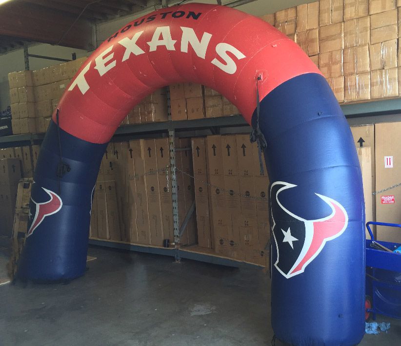 Houston Texans Inflatable Arch
