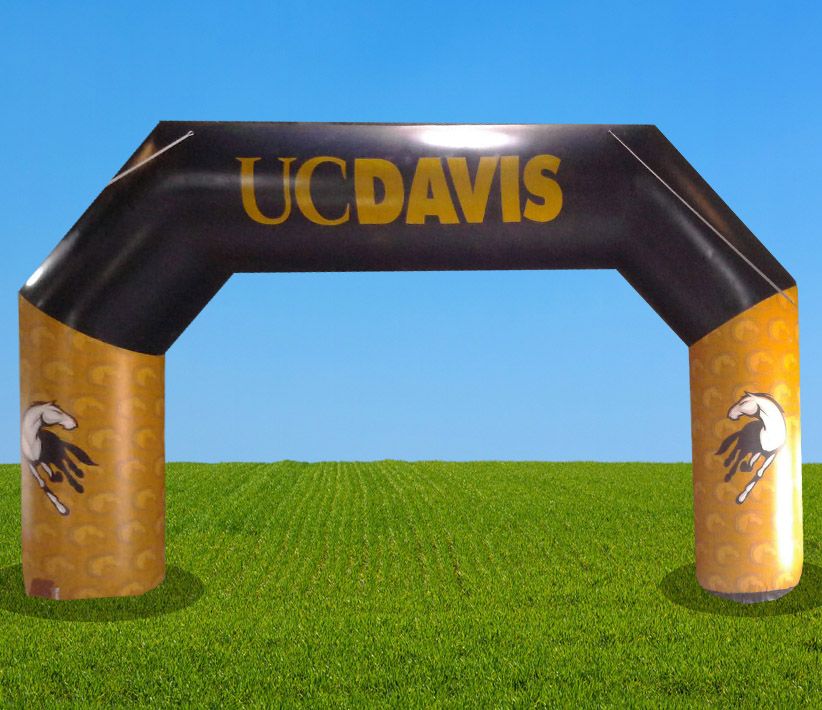 UC Davis Inflatable Arch
