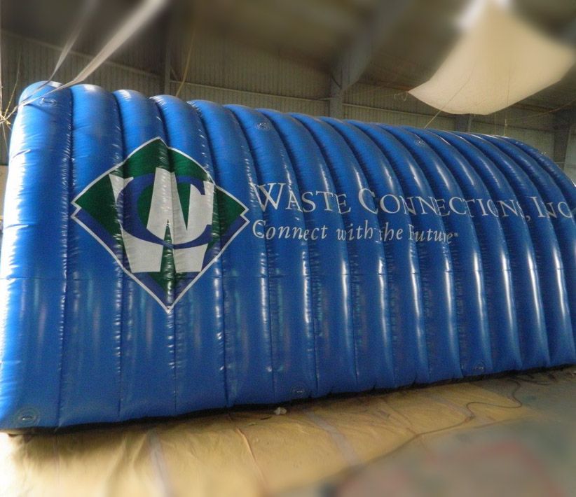 Waste Connection Inflatable Tunnel