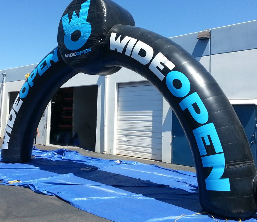 Wide Open Inflatable Arch